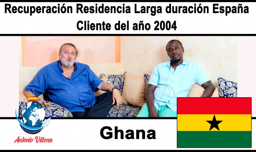 Recuperación de residencia de larga duración en España – Cliente de Ghana