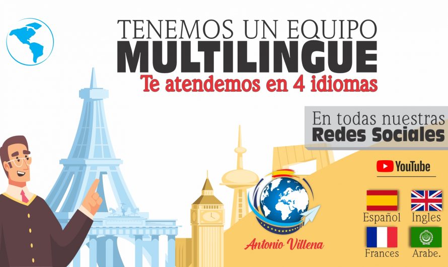 Tenemos un equipo multilingüe