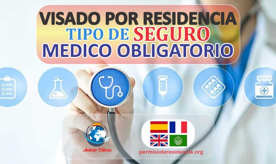 Visado por residencia Tipo de seguro médico obligatorio