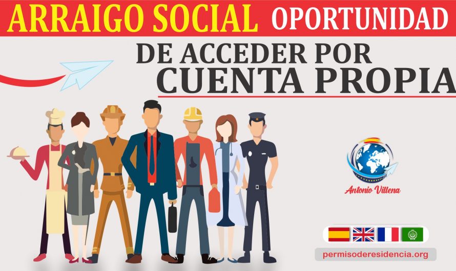 Arraigo a través de actividad empresarial por cuenta propia.