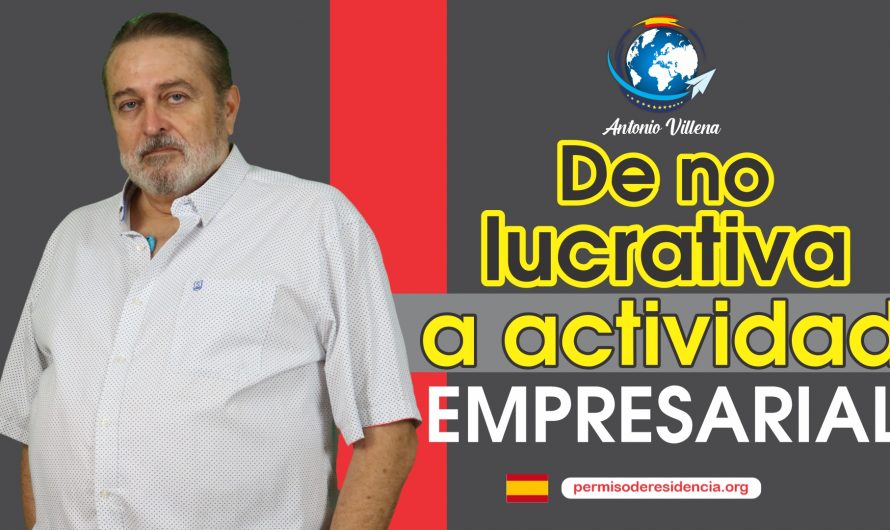 De no lucrativa a actividad empresarial