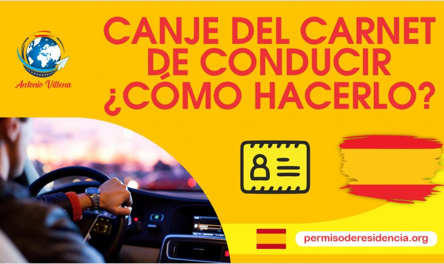 Canje del carnet de conducir | ¿Cómo hacerlo?