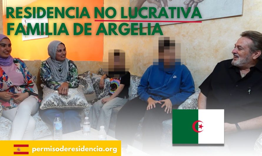 RESIDENCIA NO LUCRATIVA FAMILIA DE ARGELIA