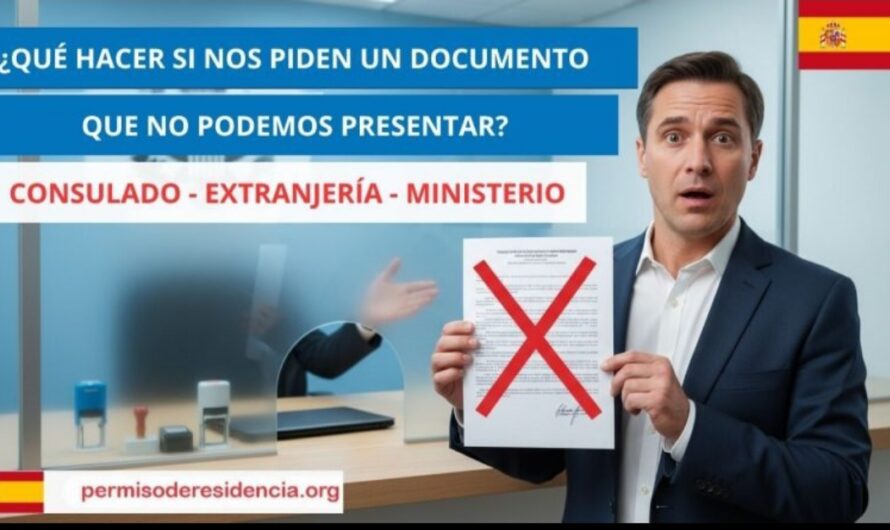 📄 ¿Qué hacer si nos piden un documento que no podemos presentar? 🤔 | Consulado ✈️ Extranjería 🏛️ Ministerio